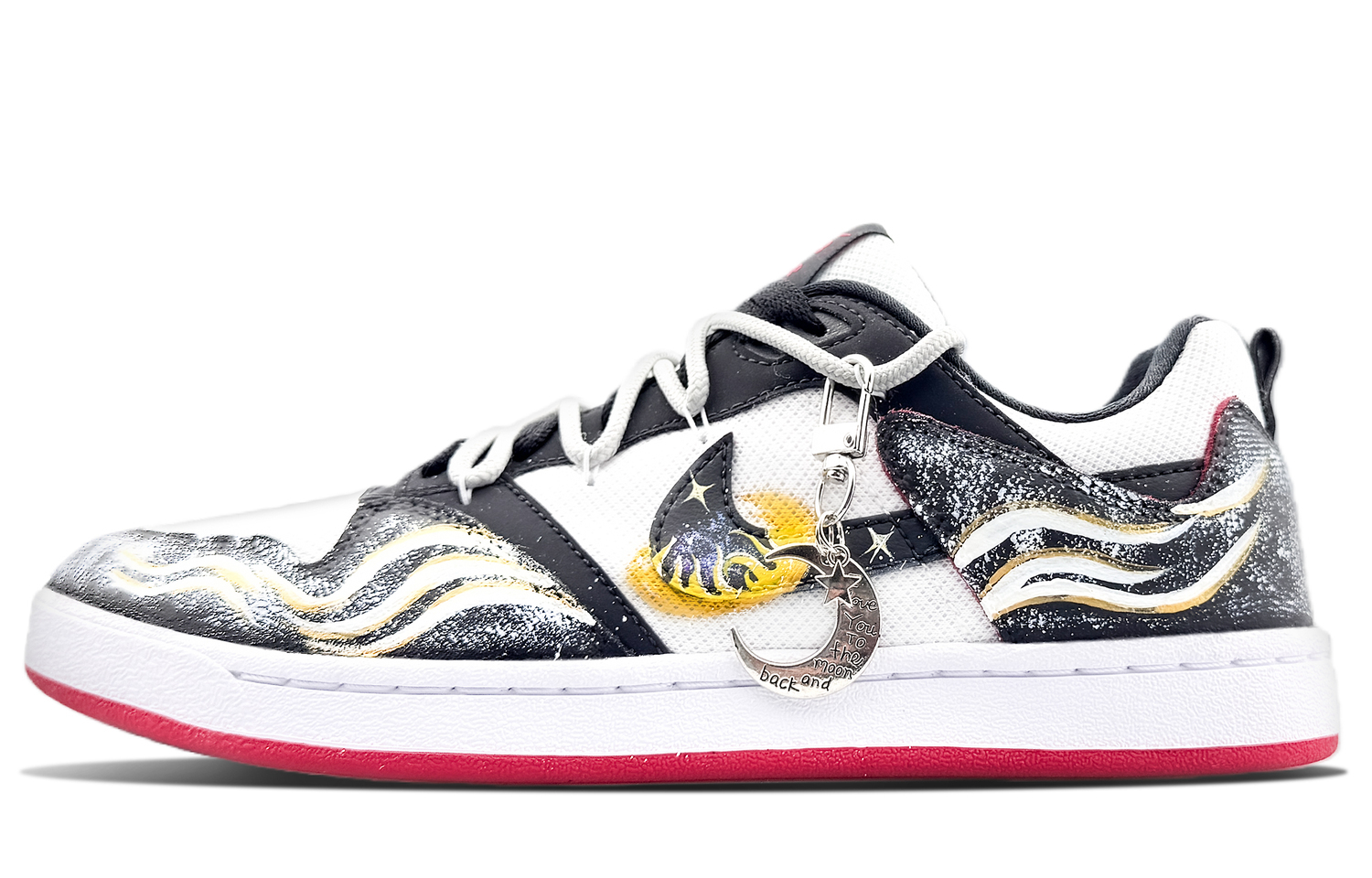 

Alleyoop Coverage низкие скейтерские кроссовки мужские White Nike, черный