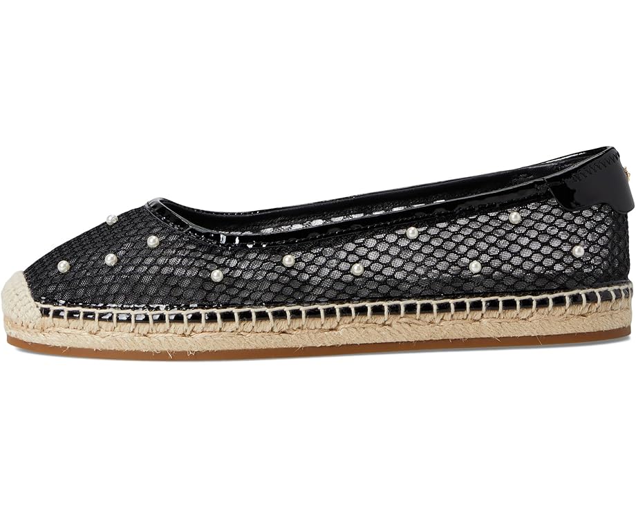 Балетки Kate Spade New York Pearl Fishnet Espadrille Ballet Flat, черный — фото 4