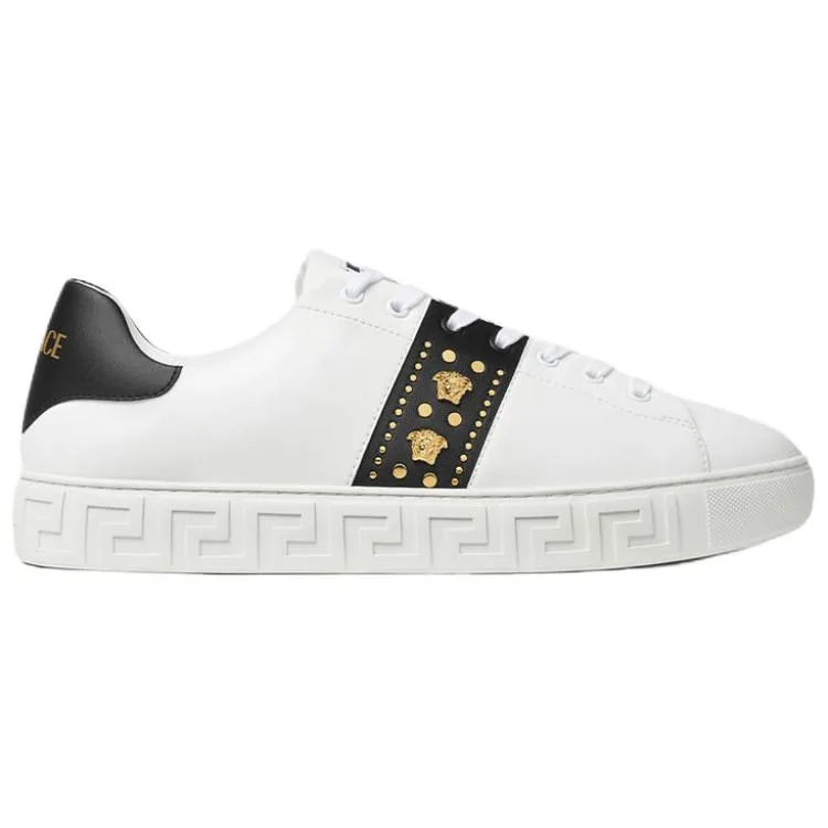 VERSACE Кроссовки Greca Low top для скейтбординга мужские белые — фото 3