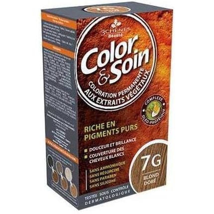 

Les 3 Chenes Color & Soin Стойкий уход за цветом золотистый блонд 7г Les 3 ChÊNes