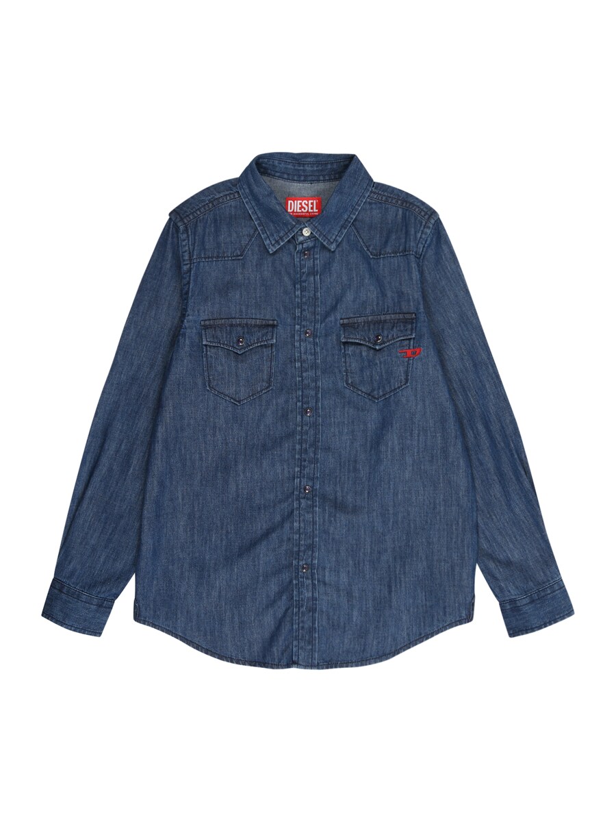 

Рубашка на пуговицах классического кроя DIESEL, Blue Denim