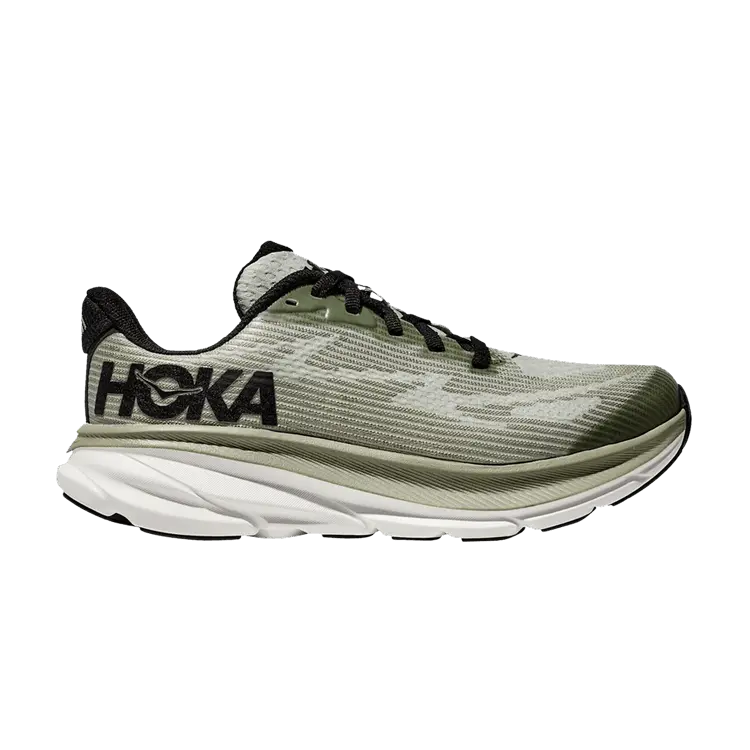 

Кроссовки HOKA Clifton 9 Kids 'Sea Moss Forest Lichen', зеленый