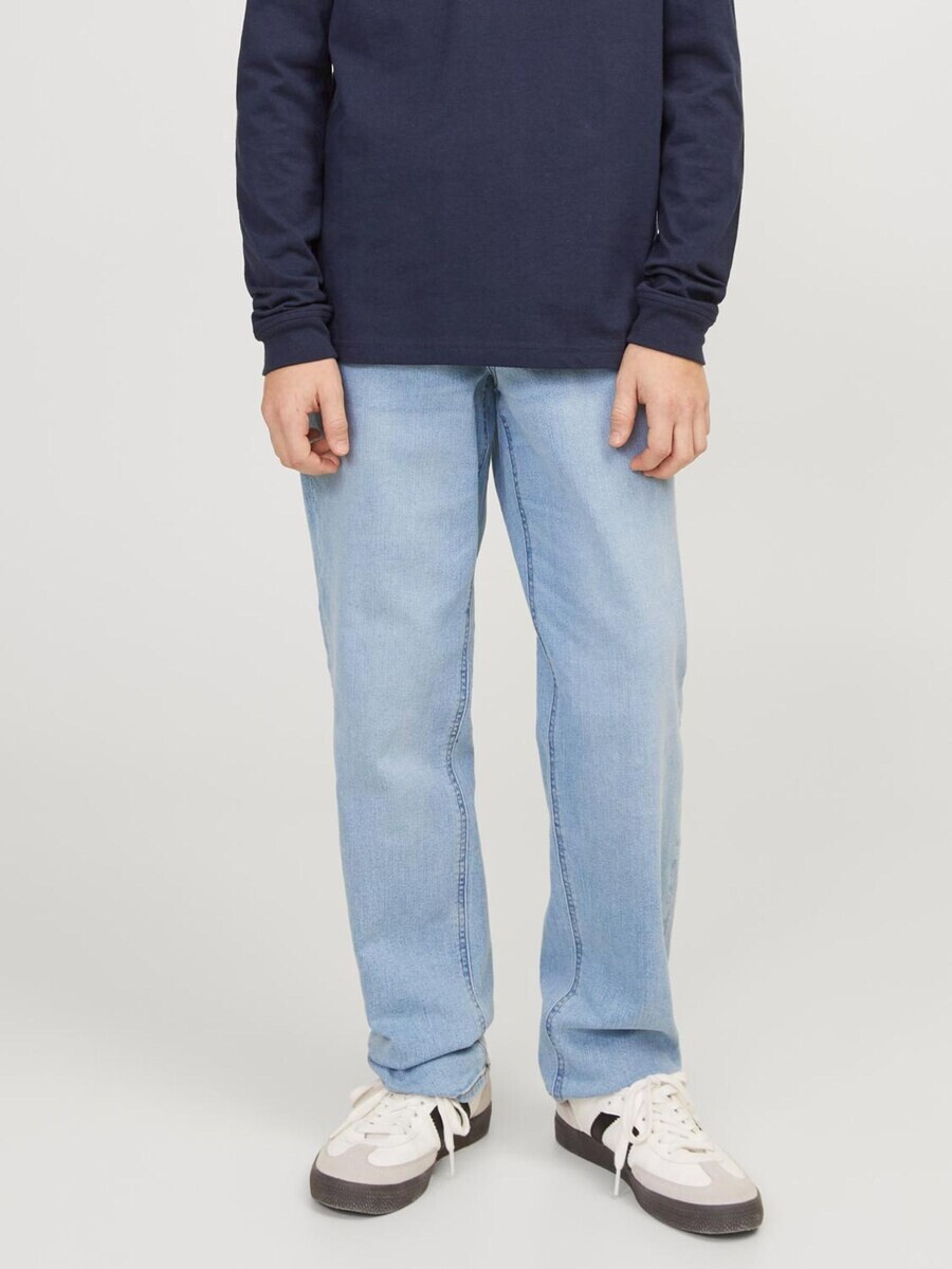 Джинсы Jack & Jones Junior Regular Jeans JJIClark JJOriginal, светло-голубой — фото 2