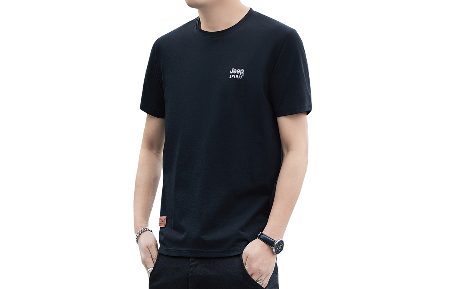 

Футболка весна-лето мужская JEEP SPIRIT, черный