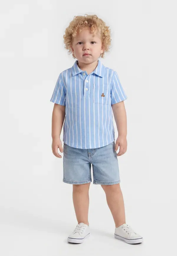 Футболка поло Gap, цвет летний синий