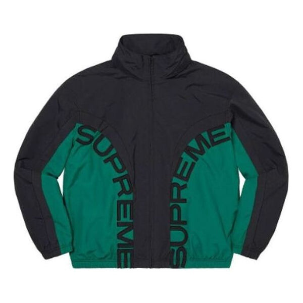 

Куртка curve track jacket 'black green' Supreme, черный