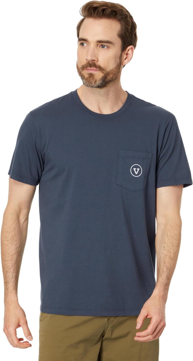 

Футболка VISSLA Salty Stoke Premium Short Sleeve Pocket Tee, темно-синий