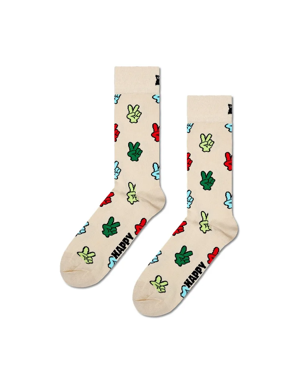 

Мужской носок с надписью «Победа» Happy Socks, мультиколор