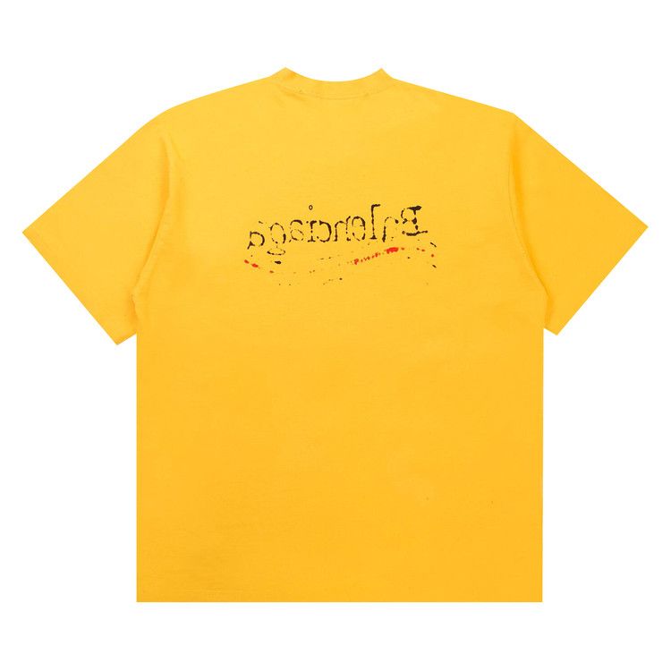 Футболка Balenciaga Hand Drawn Political Campaign T-Shirt, Maize — фото 2