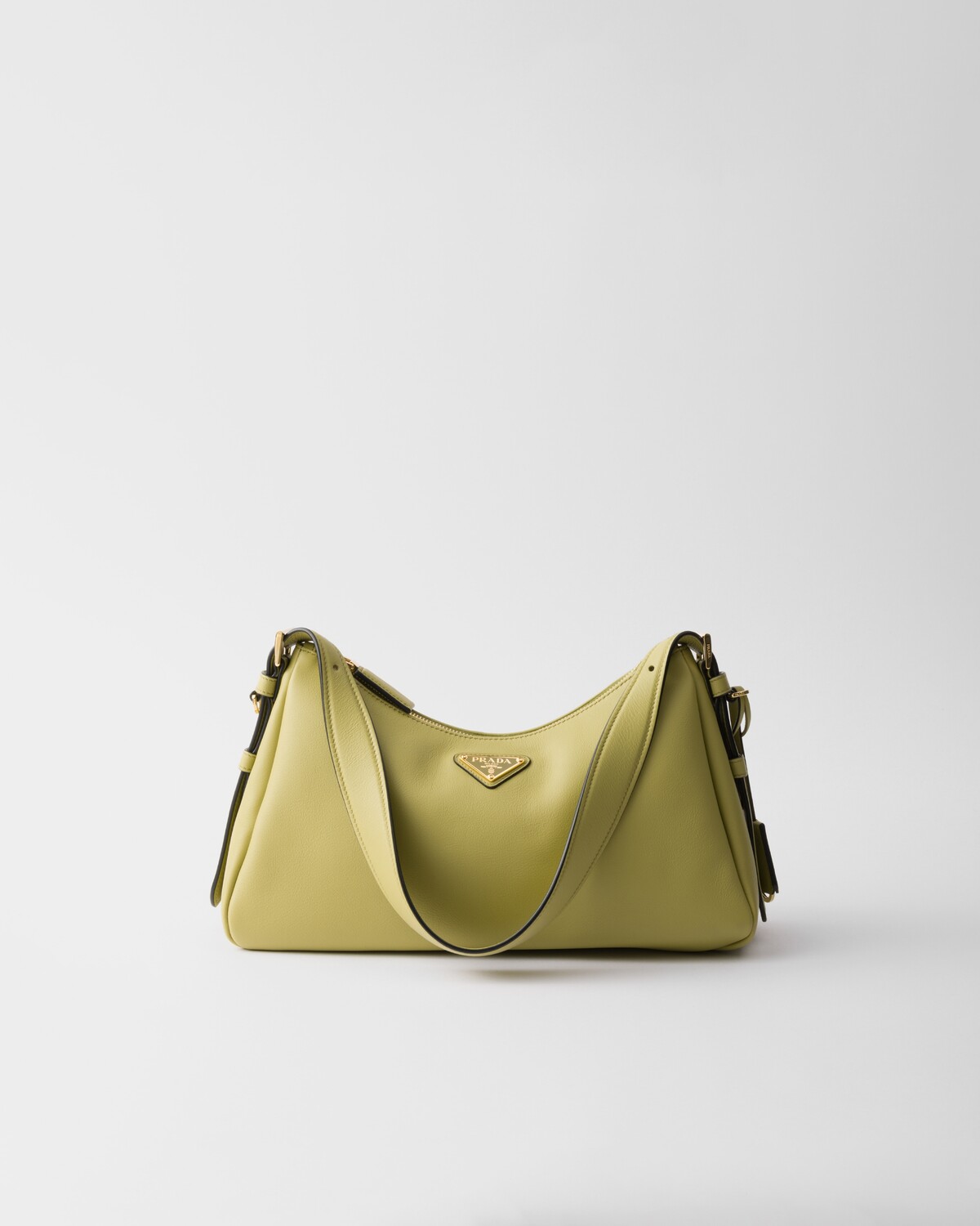 

Сумка Prada Aimée среднего размера из кожи на плечо, зеленый
