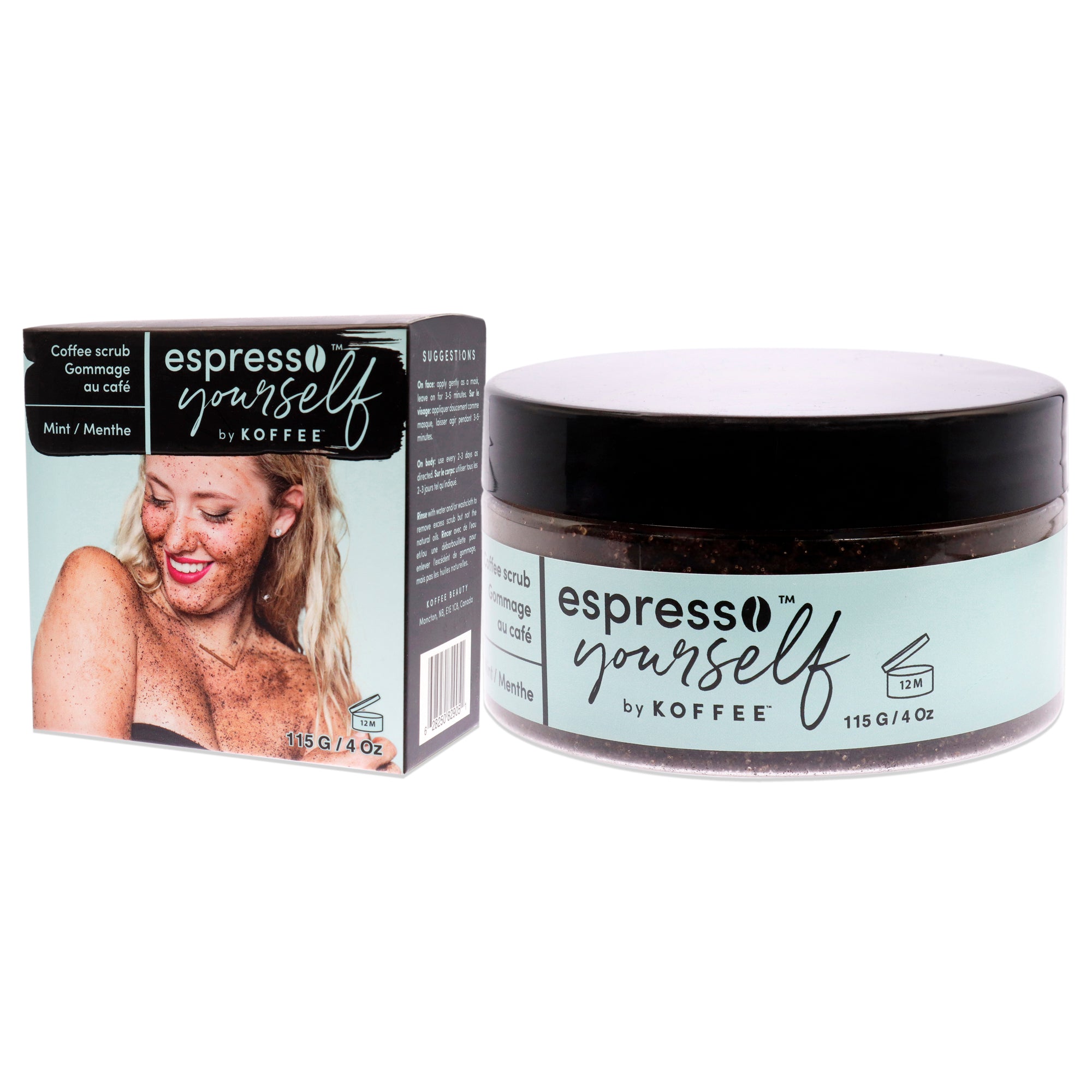 Кофейный скраб «Ванильный» от Koffee Beauty для мужчин и женщин - скраб 4 унции Koffee Beauty, Vanilla — фото 4