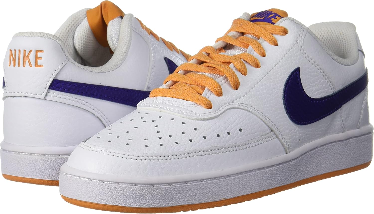 Кроссовки Nike Mens Basketball, белый/фиолетовый — фото 2