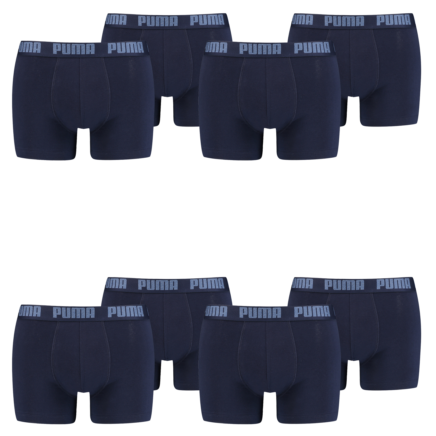 

Боксеры Puma Boxershorts PUMA BASIC BOXER 8P, цвет 321 - navy