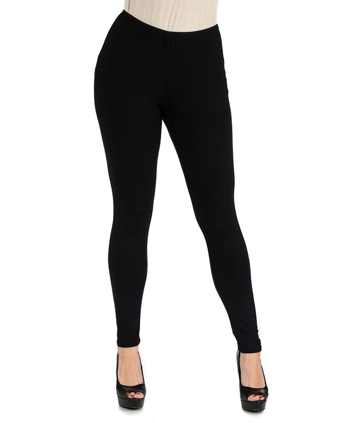 

Женские эластичные леггинсы длиной до щиколотки 24seven Comfort Apparel, черный