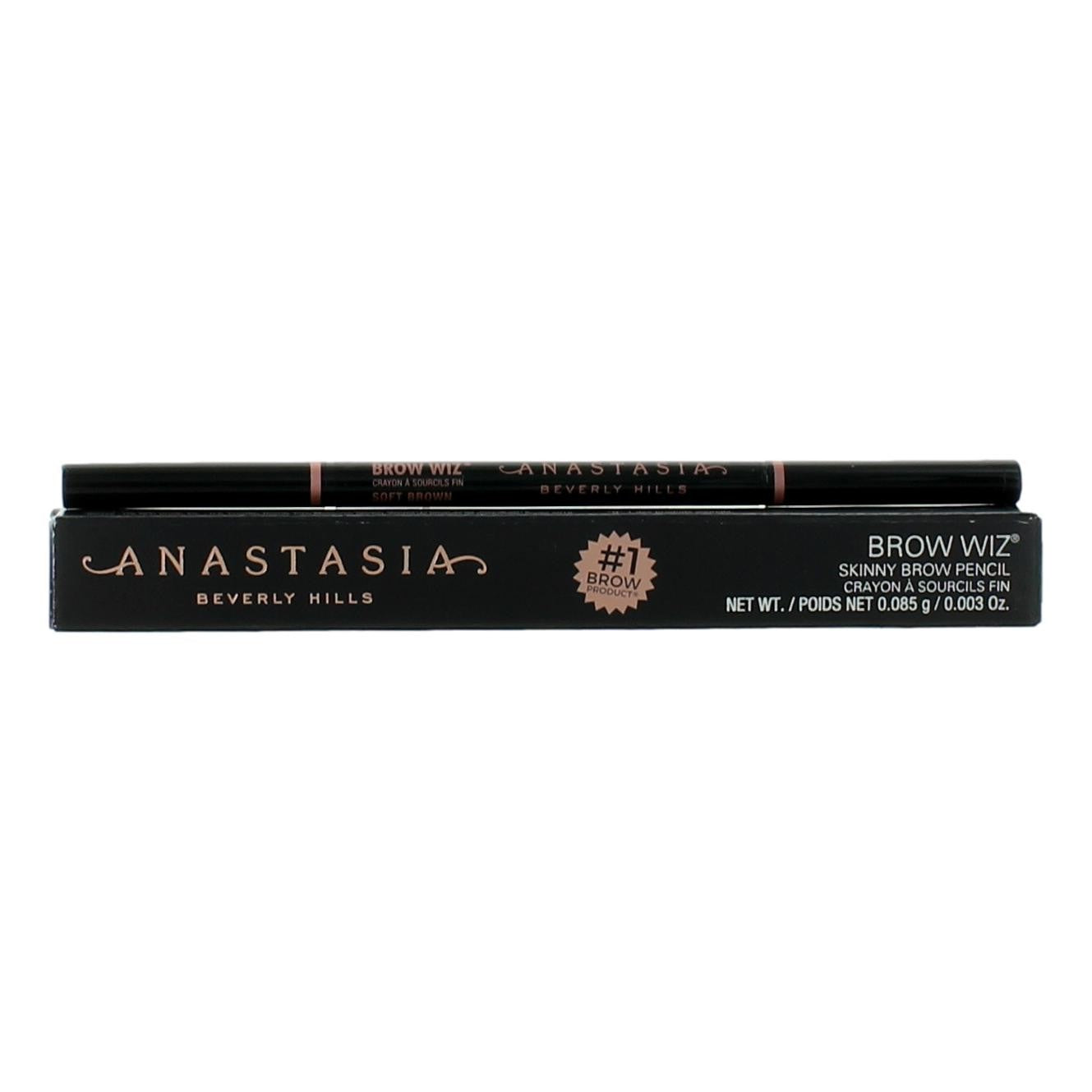 

Anastasia Beverly Hills Карандаш для бровей Anastasia Brow Wiz, 0,003 унции, тонкий, мягкий коричневый