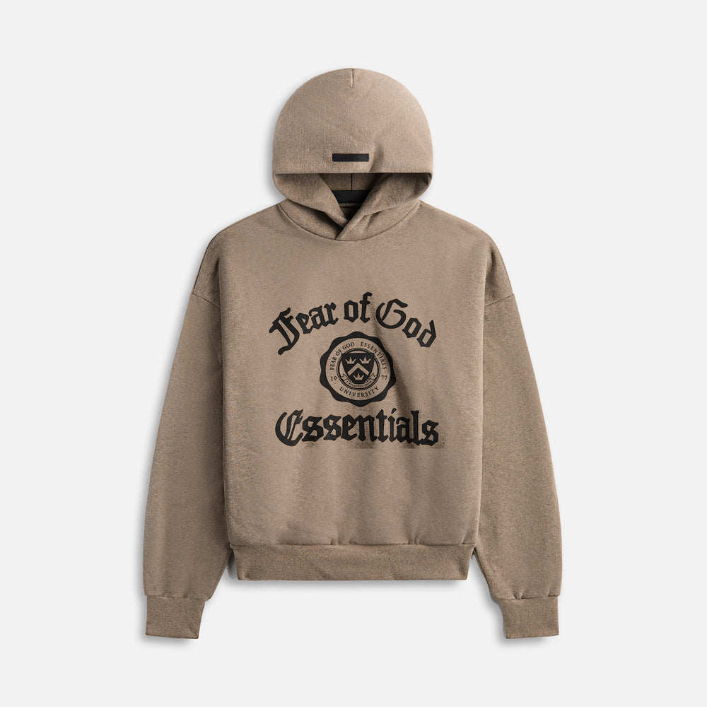 

Худи Essentials Heavy Fleece Vintage Shrunken Hoodie, цвет Heather Gray