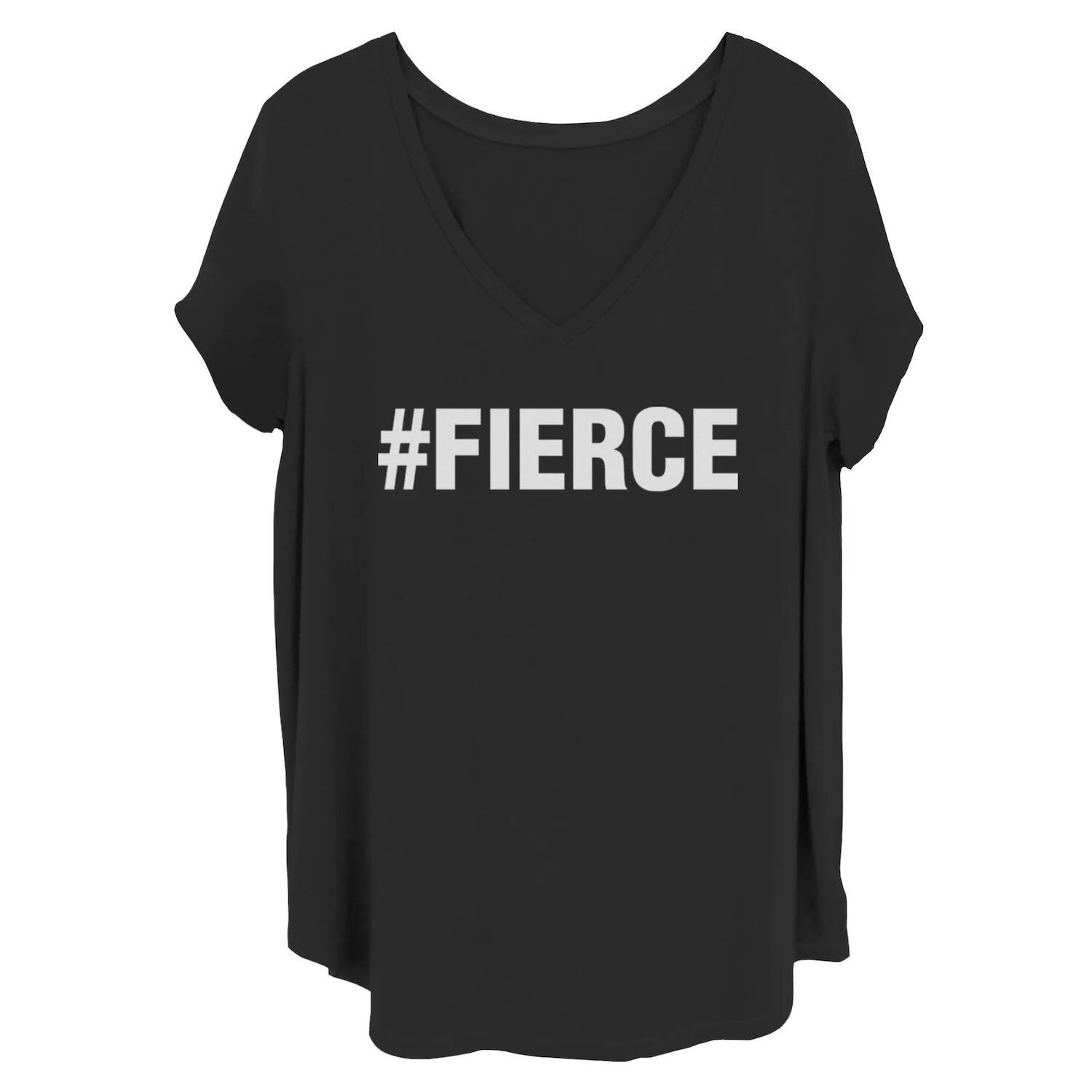 

Детская футболка с ярким текстом и надписью Fierce Hashtag Fierce