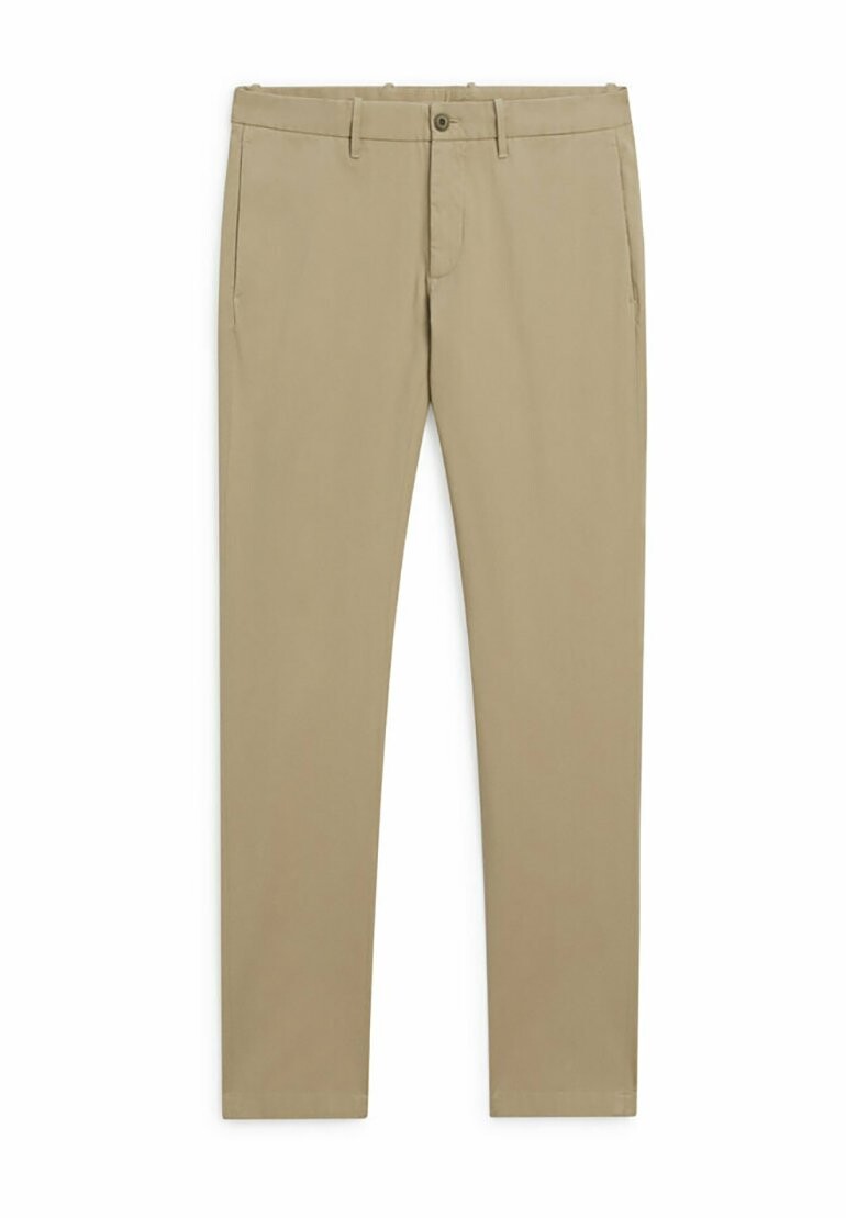 

Брюки чинос SLIM-FIT TRICOTINE Massimo Dutti, цвет beige