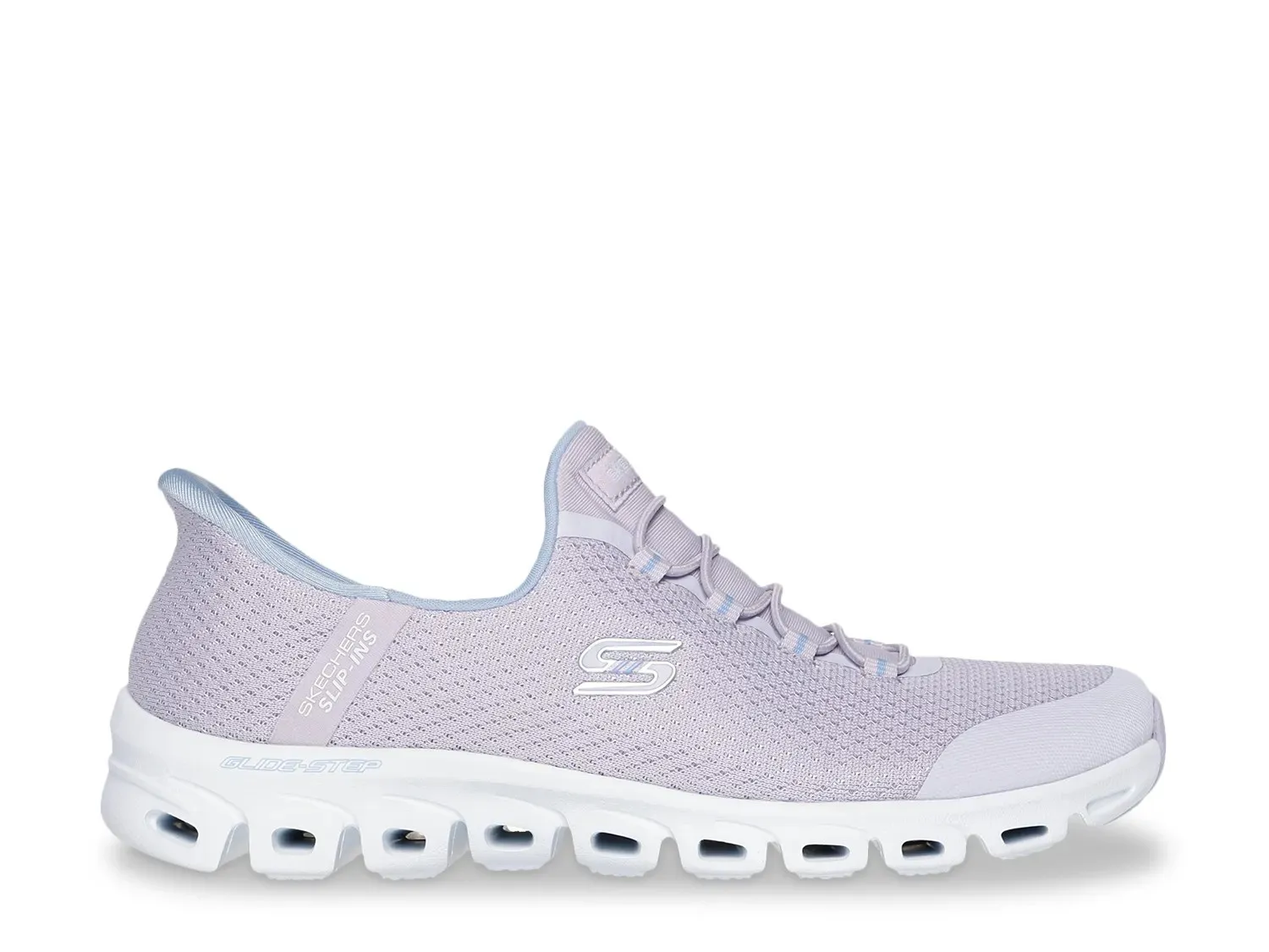Кроссовки Skechers Hands Free: Glide Step Sole Sneaker — женские, сиреневые — фото 3