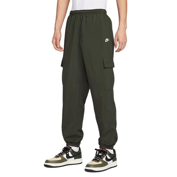 Nike Классические карго-брюки мужские army green — фото 2