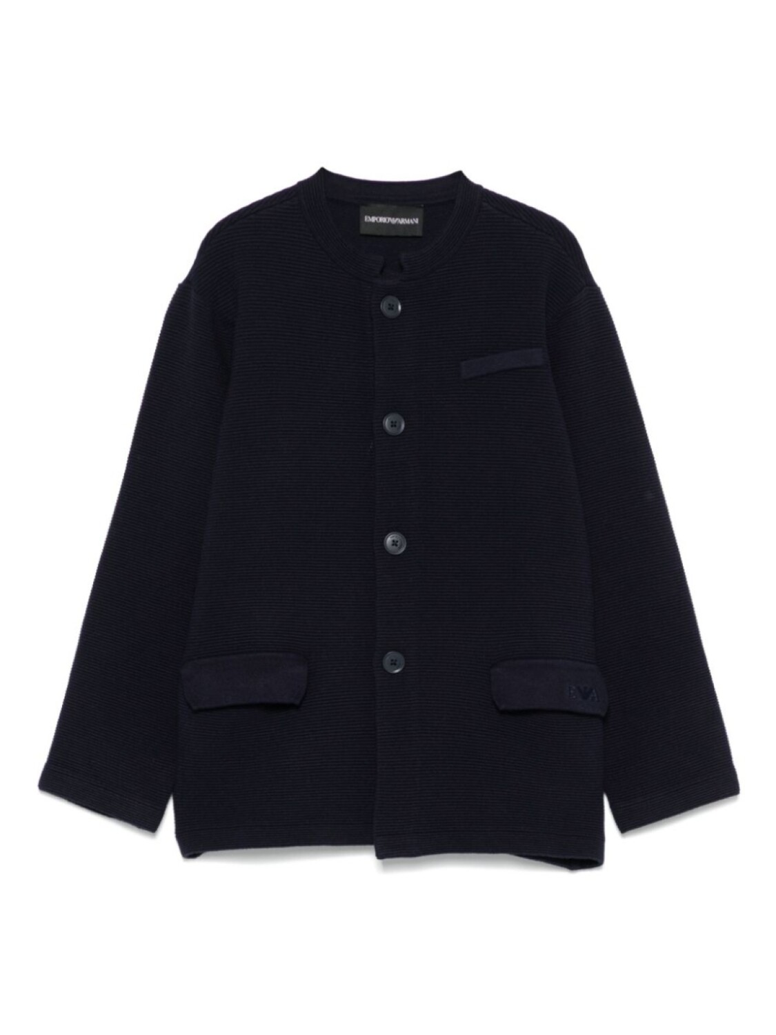 

Кардиган Emporio Armani Kids 3D-вязаный, черный