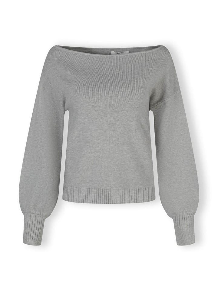 

Respect Вязаный свитер 26WKNIT7 серого меланжевого цвета