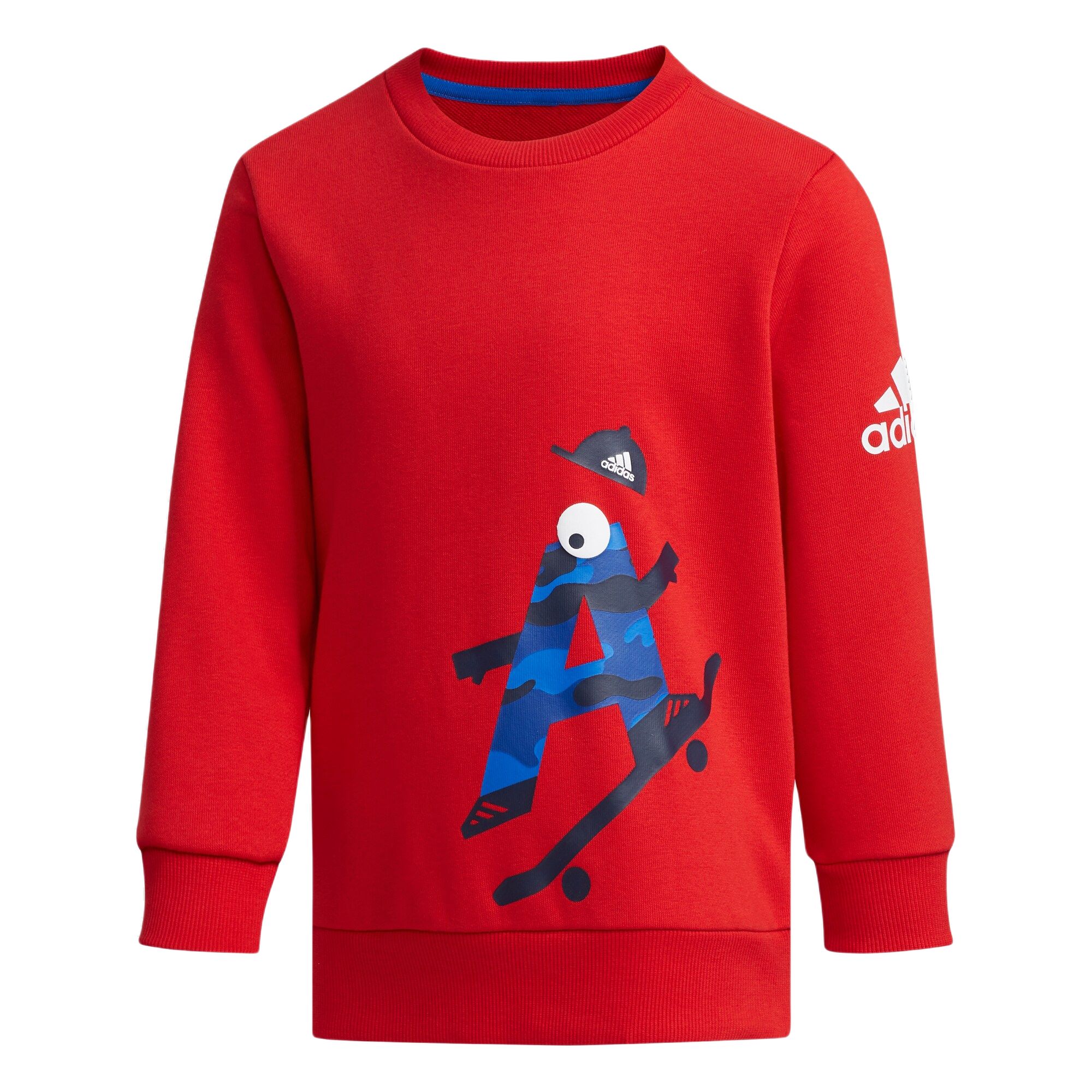 Футболка светло-алая для детей 3–7 лет Adidas — фото 2