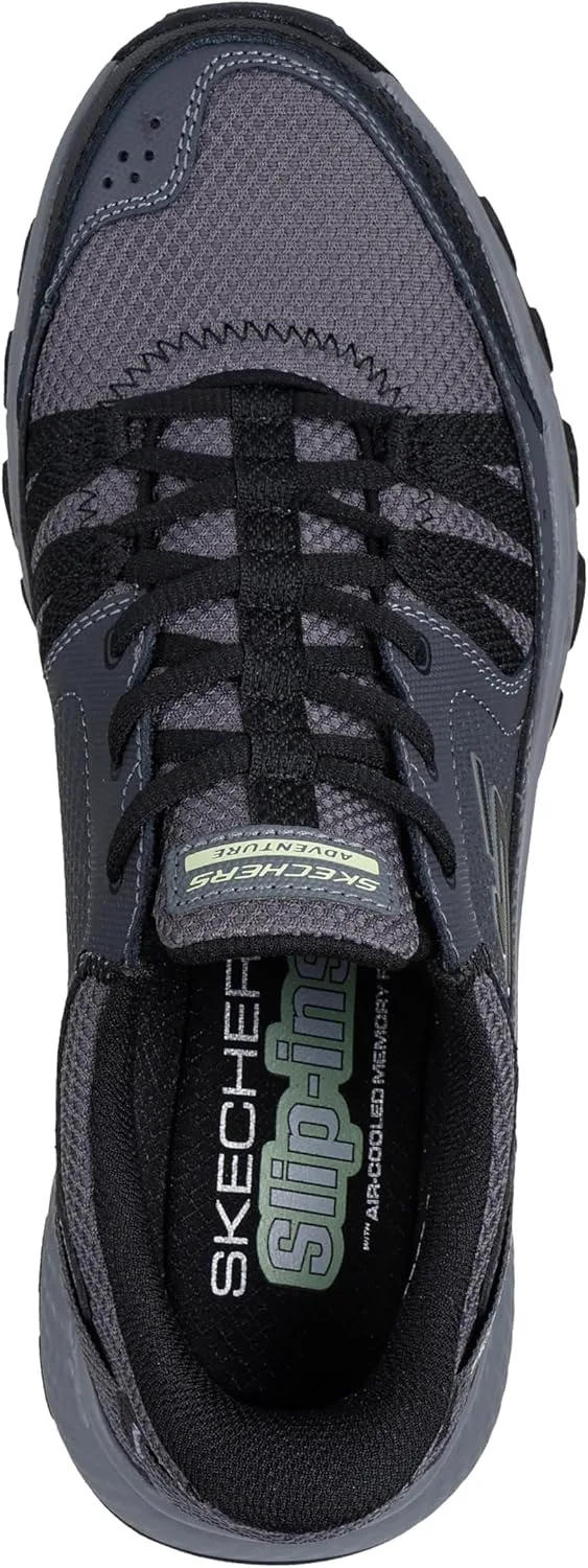 Мужские кроссовки Skechers Dynamite с удобной посадкой без шнурков Escapar, черный — фото 2