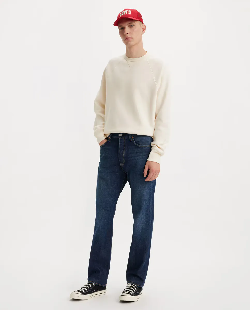 

Мужские джинсы 501 Slim Taper из эластичной ткани Levi's, синий