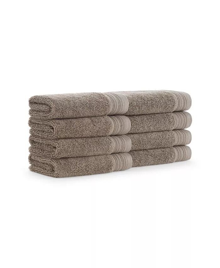 

Турецкие мочалки Anatolia (8 шт.), 13x13, 600 GSM, тканый добби в льняном стиле, чесаный хлопок кольцевого прядения, низкая крутка Aston and Arden, бежевый