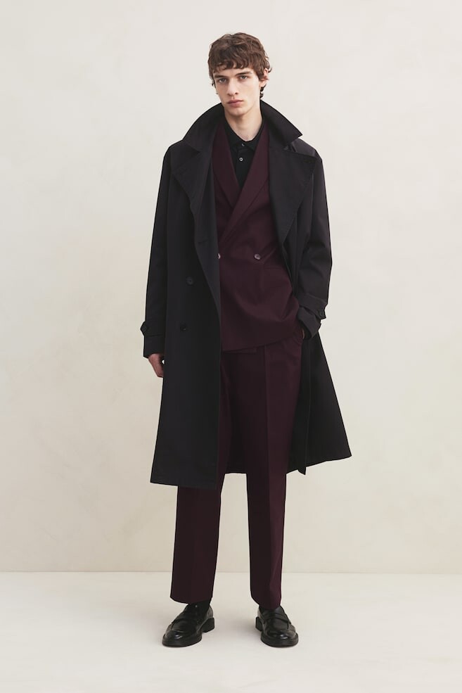 

Костюмные брюки свободного кроя H&M, красный