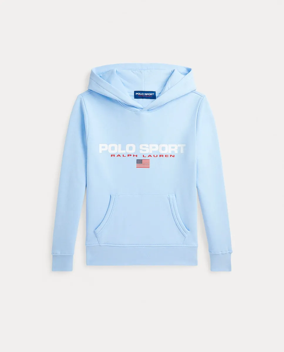 

Унисекс поло спортивная толстовка с капюшоном Polo Ralph Lauren, голубой