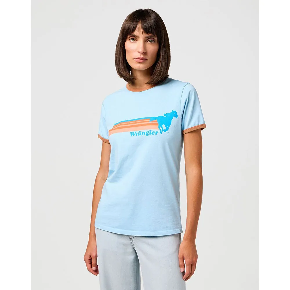 

Футболка Wrangler Ringer, синий