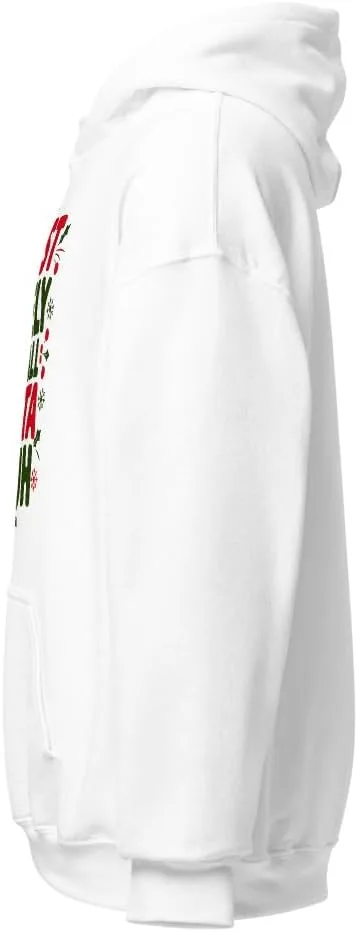 Семейный рождественский худи Unisex, Most Likely To Call Santa Bruh Generic, белый — фото 3