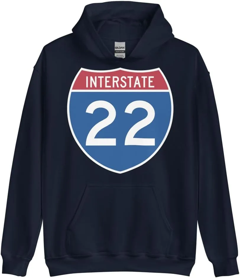 Толстовка Interstate 22 Generic, темно-синий