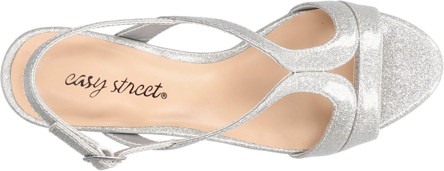 

Туфли Easy Street Bree, цвет Silver Patent Glitter