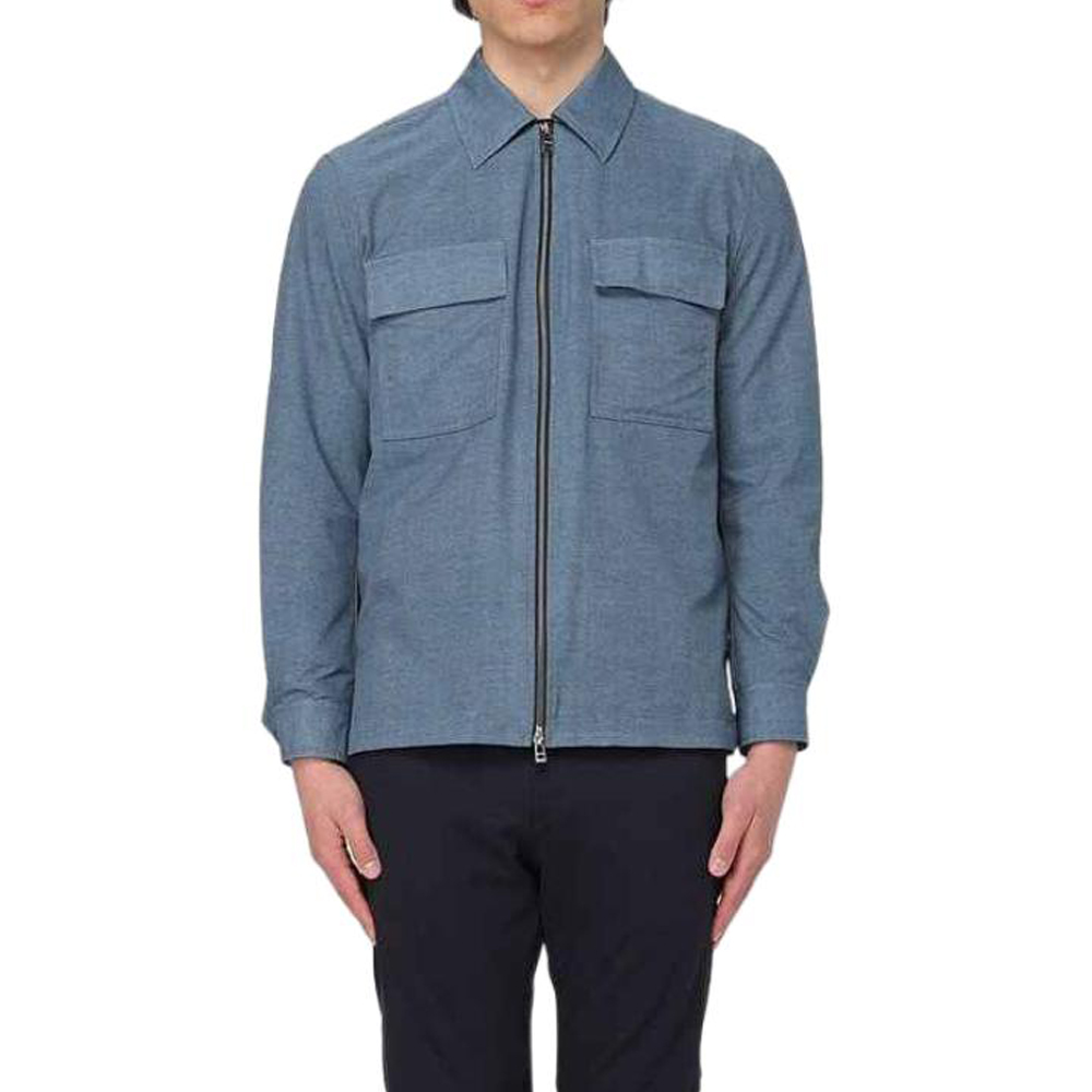 

HUGO BOSS Куртка мужская светло-голубая