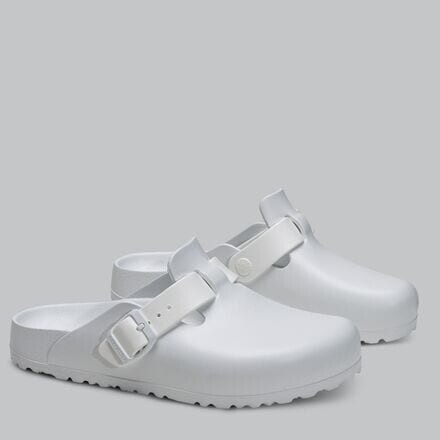 Женские сабо Birkenstock Boston EVA с круглым носком, белый — фото 3