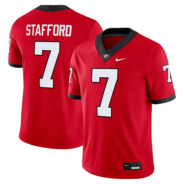 

Мужская игровая футболка Matthew Stafford Georgia Bulldogs Nike