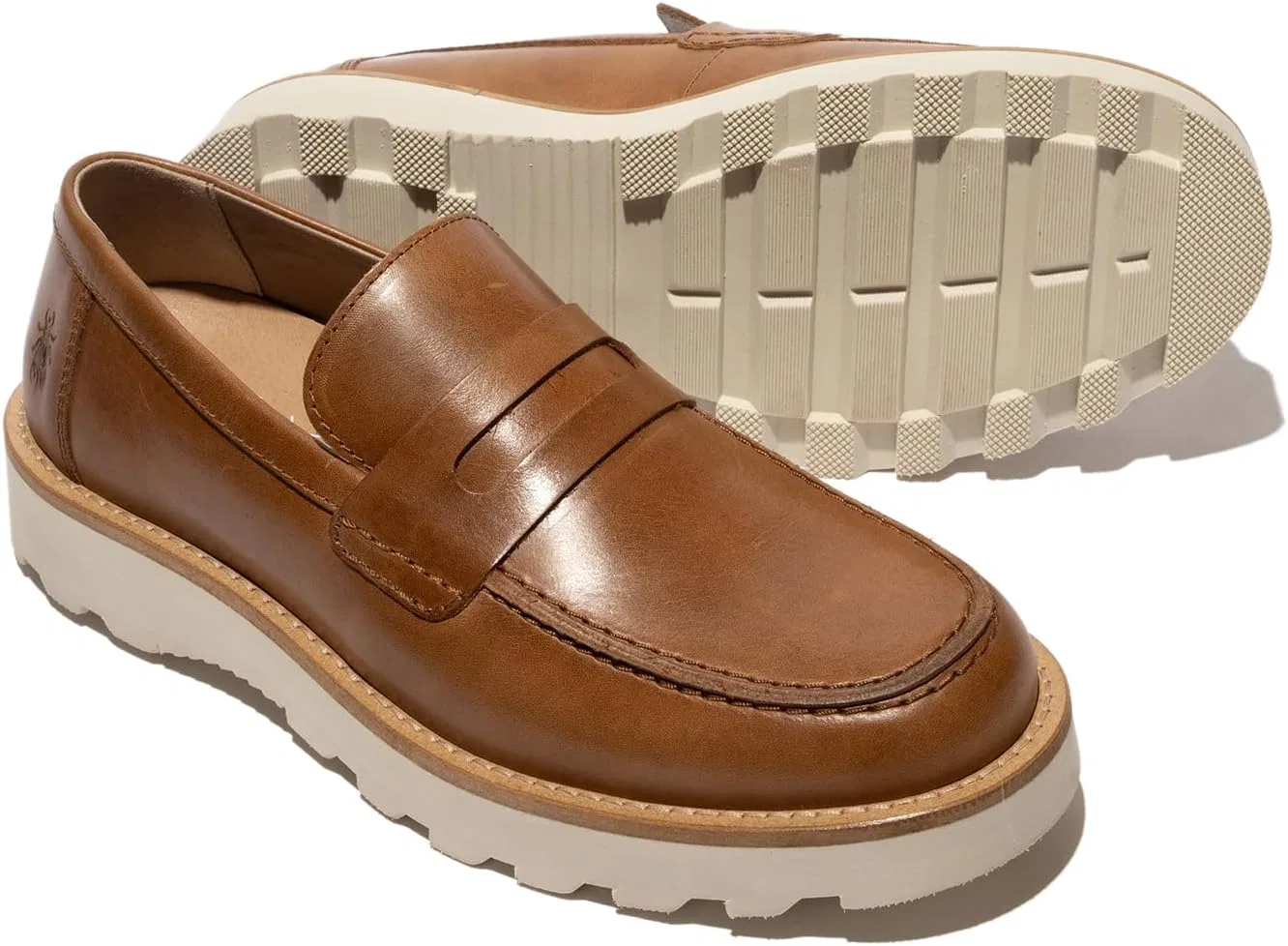 Мужские лоферы FLY London Reji283fly, Camel — фото 4