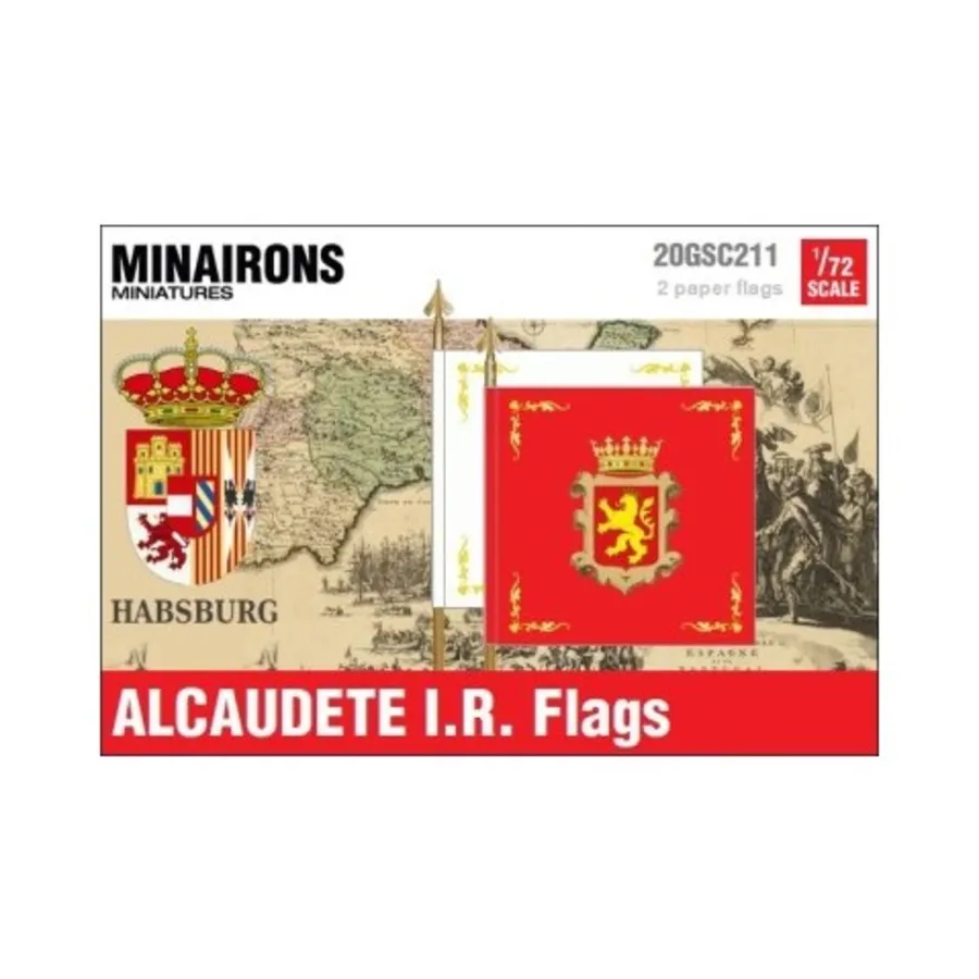 

Флаги Алькаудете ИК, War of Spanish Succession - Decals & Flags (1:72)