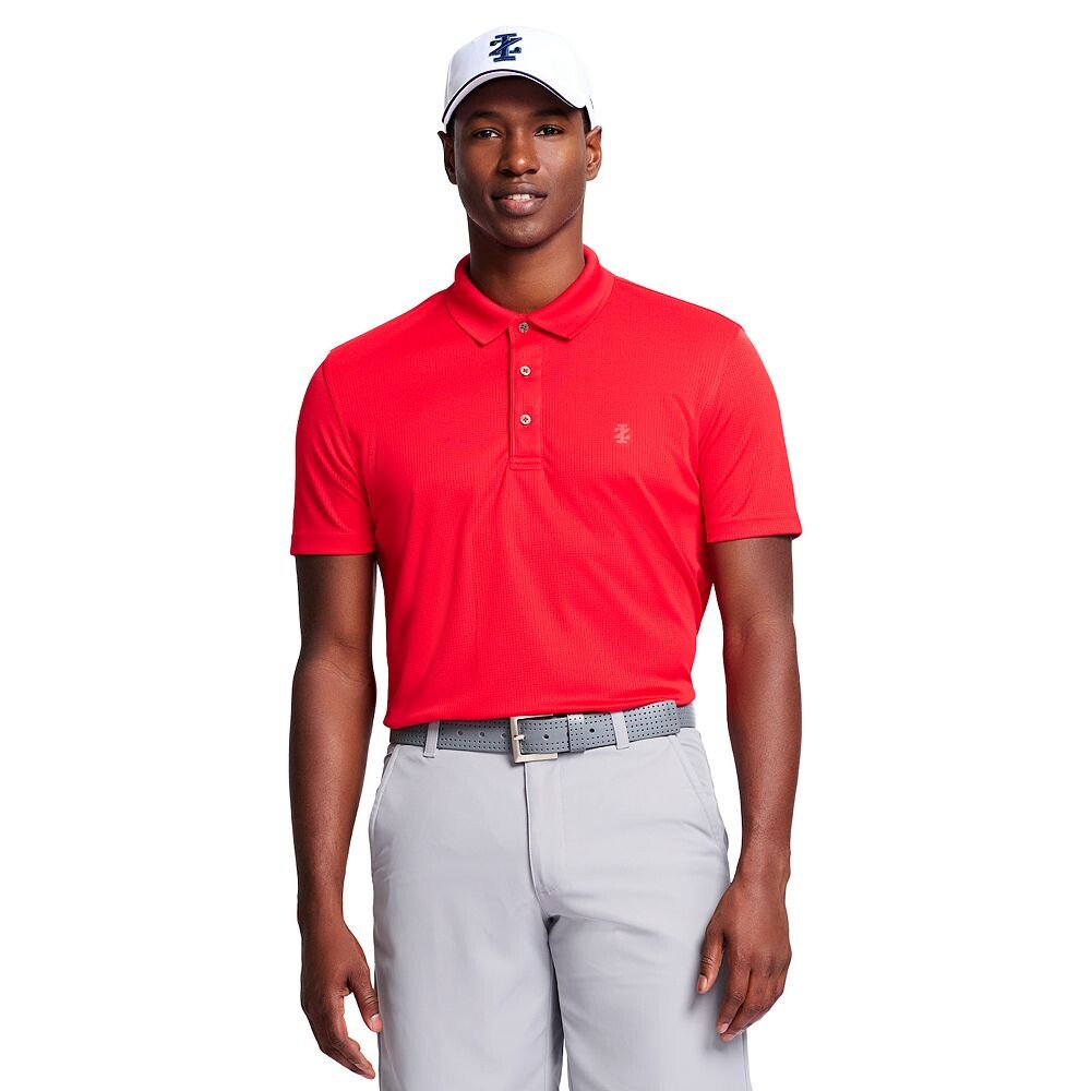

Мужская футболка-поло IZOD Golf UPF 15 Grid, цвет Polish Red
