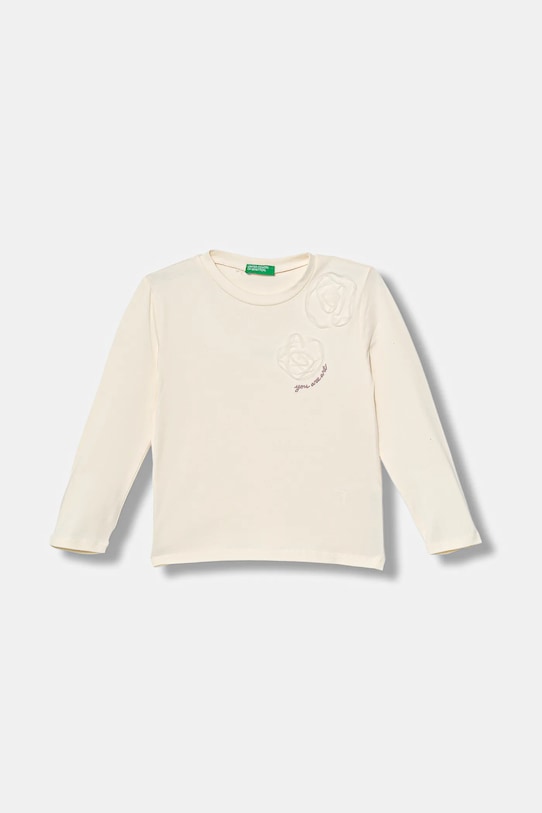 

Детский лонгслив United Colors Of Benetton, бежевый
