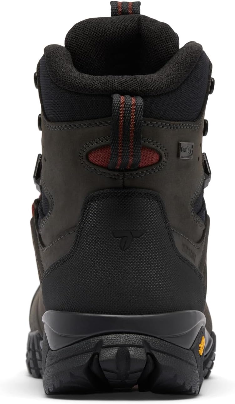 Мужские походные ботинки Columbia Geoterra Outdry, Black/Spice — фото 3