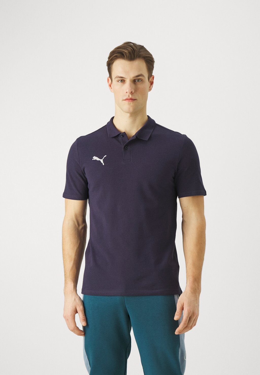 

Рубашка-поло Teamgoal Casuals Puma, цвет navy/white