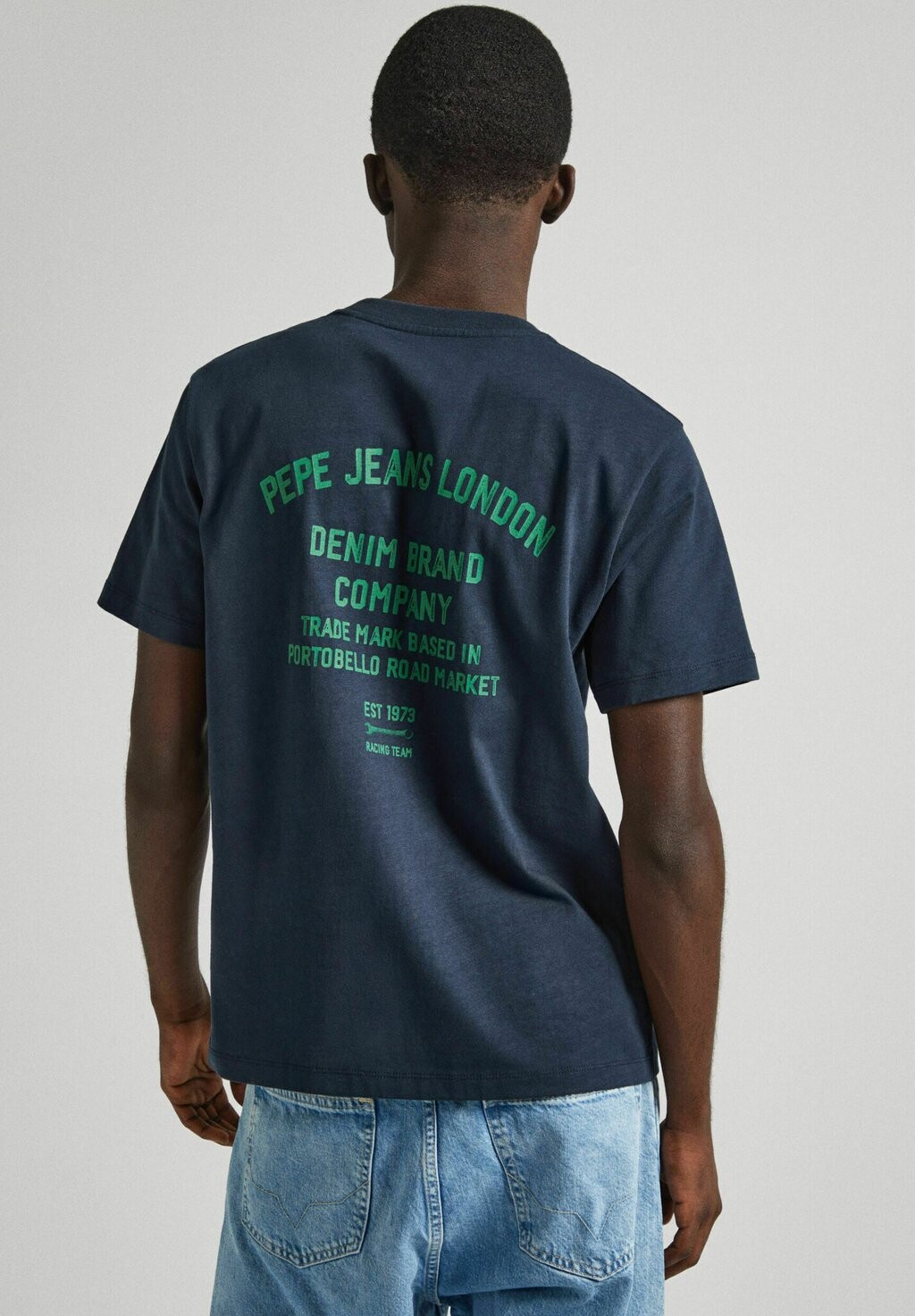 

Футболка с принтом REGULAR CAVE Pepe Jeans, цвет dulwich blue