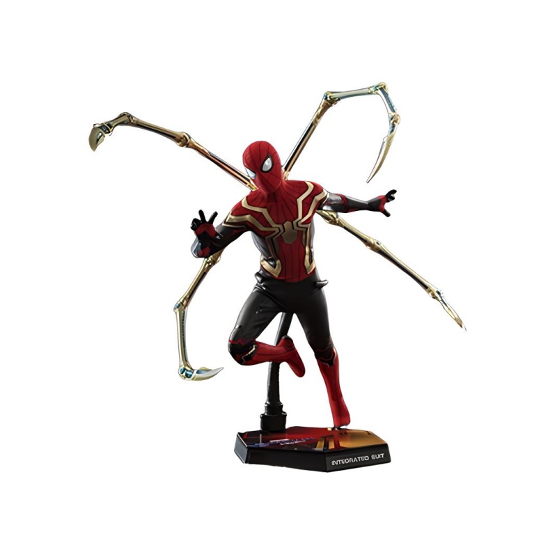

Человек-паук Новая Черная Боевая Броня Экшен-фигурки Regular Hot Toys, Spider-Man