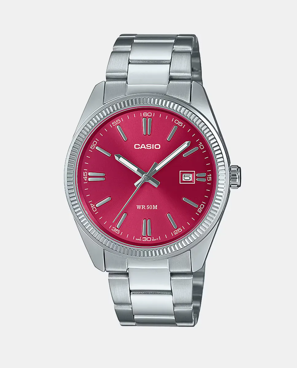 

Стальные мужские часы MTP-1302PD-4AVEF Casio, серебрянный
