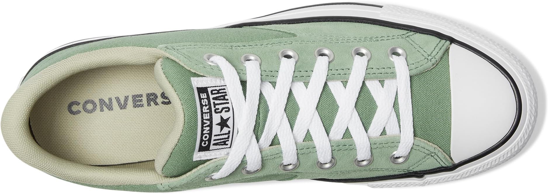Кроссовки Unisex Converse Chuck Taylor All Star Malden Street, Foothill Green/White/BlackSee Less — фото 2