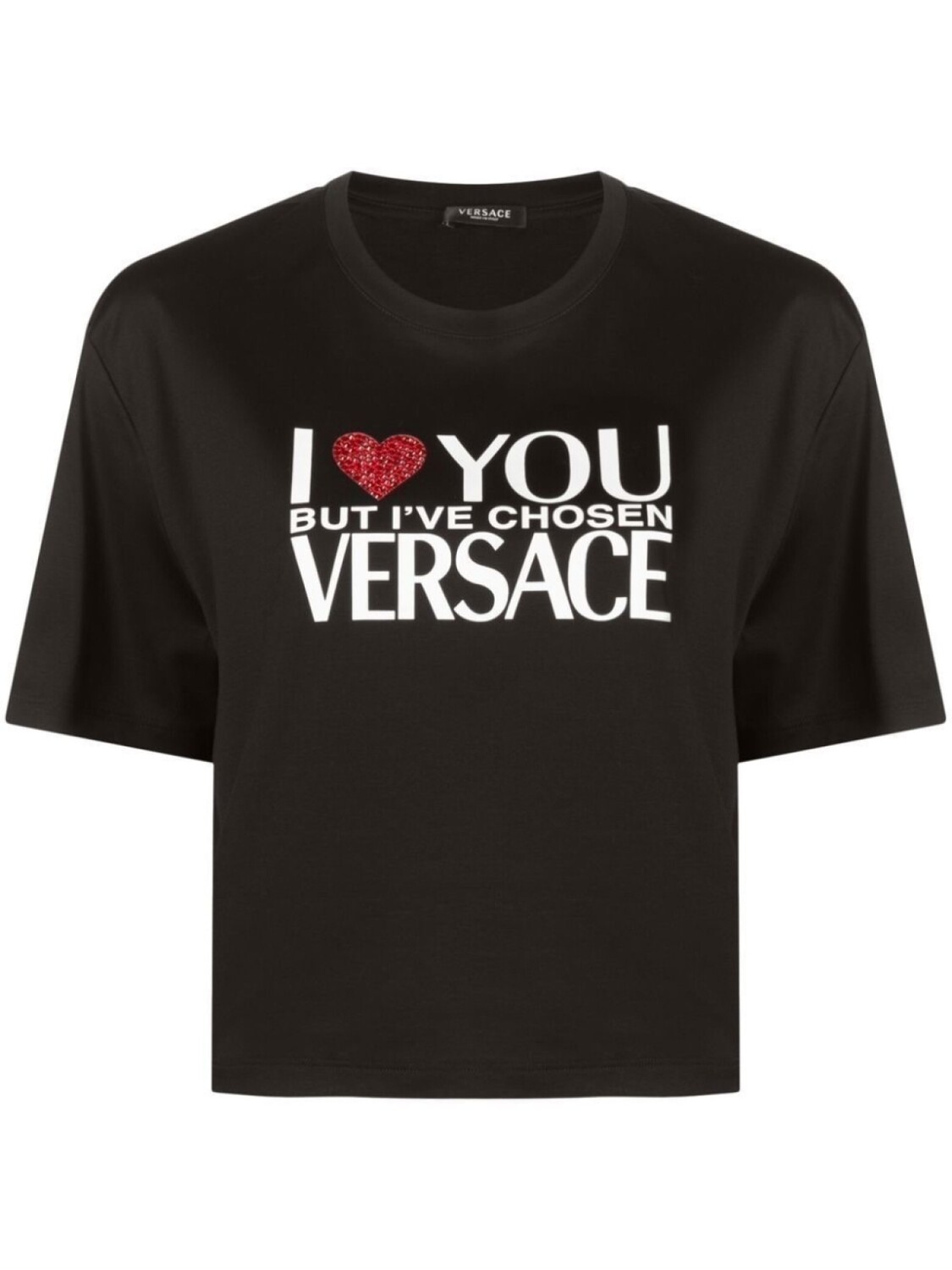 

Versace футболка с надписью, черный